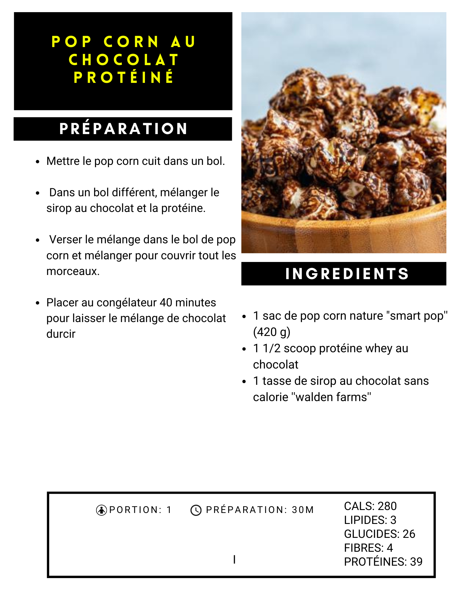 Les recettes de la victoire G3