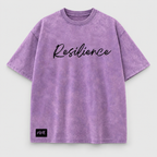 T-shirt Résilience MMG — Lavande délavé (Noir)