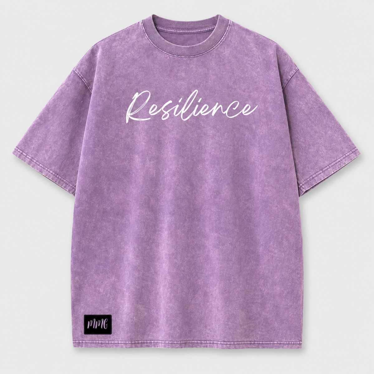 T-shirt Résilience MMG — Lavande délavé (Blanc)